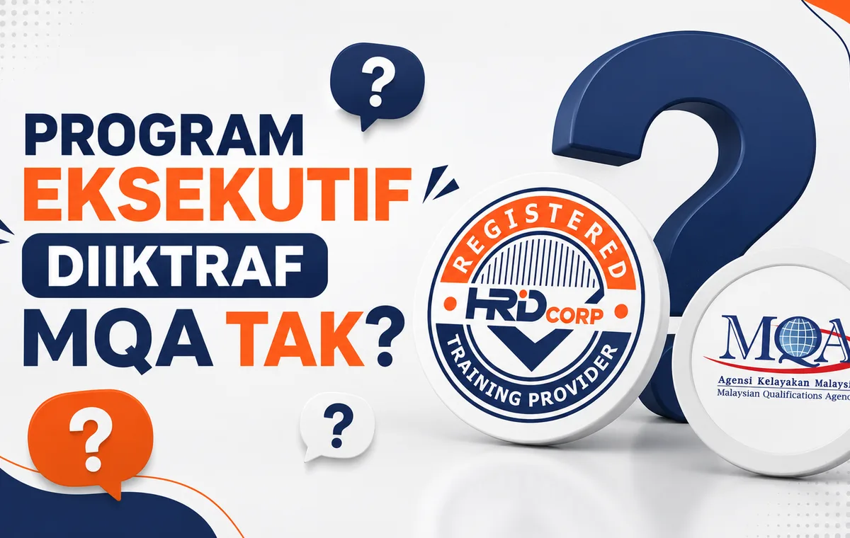 Visual status MQA dan HRD Corp untuk Program Eksekutif KTAC