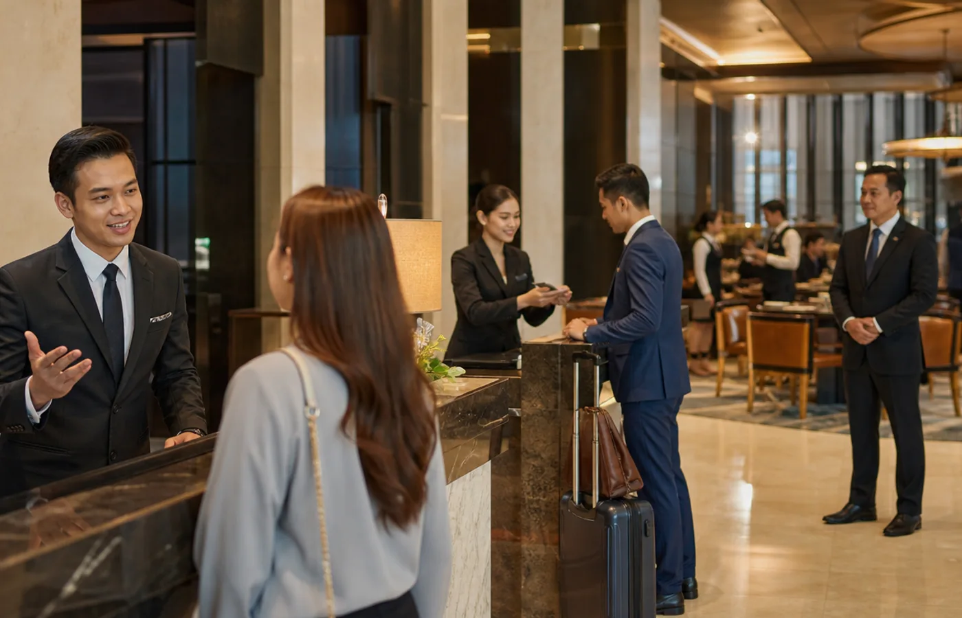 Diploma Eksekutif Pengurusan Hotel — Ilustrasi bidang berkaitan program ini